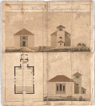 Voit, Johann Michael; Waldberg; Kirche - Grundriss, Ansichten