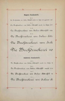 Magere Rundschrift ; Halbfette Rundschrift