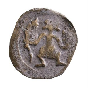 Münze, Pfennig, um 1360 (1323-1373)