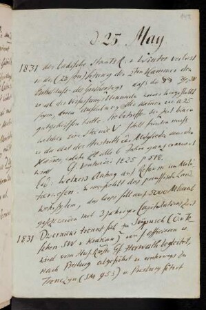 148r-158v, 25. May (1831-1846)