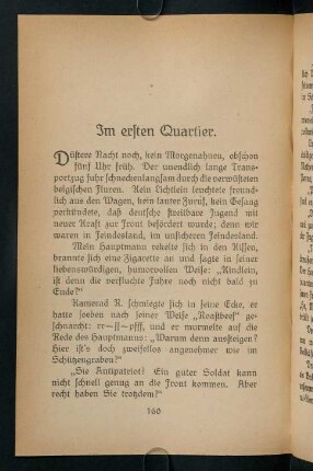 160-175, Im ersten Quartier