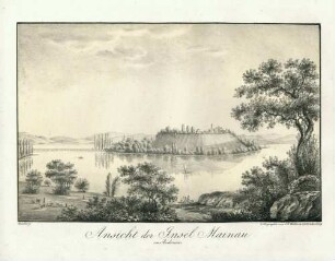 Ansicht der Insel Mainau im Bodensee