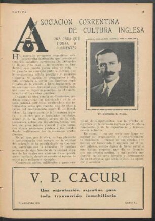 Asociación correntina de cultura inglesa : Una obra que honra a Corrientes