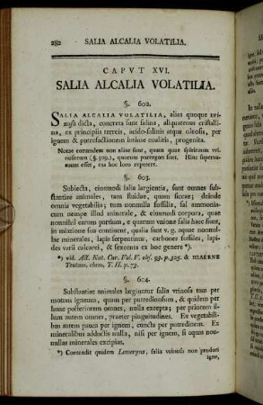 Caput XVI. Salia Alcalia Volatilia.