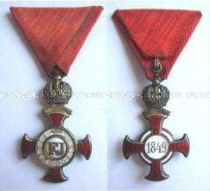 Goldenes Zivil-Verdienstkreuz mit Krone, Kaisertum Österreich