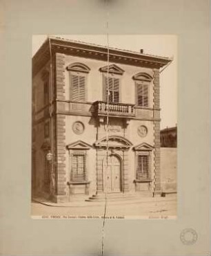 Casino (Palazzina) della Livia, Florenz: Ansicht Fassade mit Balusterbalkon