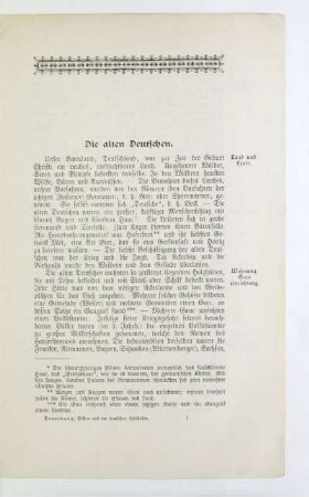 Die alten Deutschen