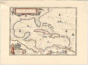 Insulæ Americanæ In Oceano Septentrionali, cum Terris adiacentibus : Amplmo. Prudmo. Doctmoque. Viro D. Alberto Conradi Vander Bvrch, I. C. Reip. Amsterdamensis Senatori, Collegii Scabinorum Præsidi, Societatis Indicæ, quæ ad Occidententem militat. aßeßori, et nuper ad Magnum Moscoviæ Ducem Legato