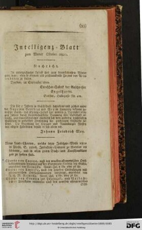 Zum Monat Oktober
