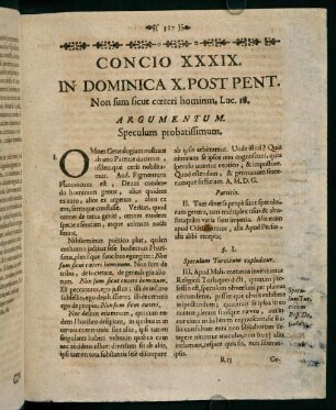 317-325, Concio XXXIX. in dominica X. post pentecostes