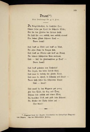 109, Drauf (Gedicht)