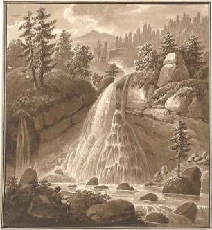 Gärtner, Friedrich von; Landschaftsstudie - Studie