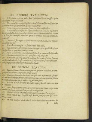 De Officio Equitum.
