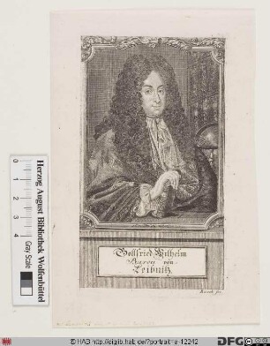 Bildnis Gottfried Wilhelm Leibniz