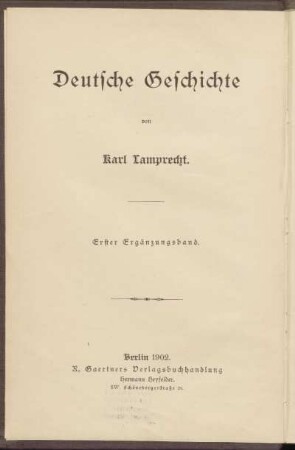 Erg.-Bd., Bd. 1: Tonkunst, Bildende Kunst, Dichtung, Weltanschauung
