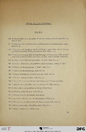 Glas (Nr. 380-468)