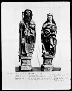 Die Heiligen Jakobus Major und Dorothea