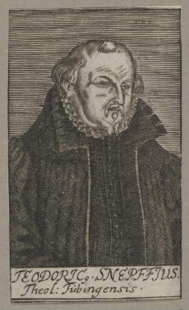 Bildnis des Teoderic Snepffius