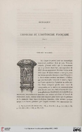 14: Recherches sur l'histoire de l'orfèvrerie française, [10]