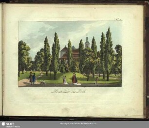 Promenade im Park
