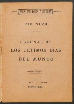 1928003300: Escenas de los últimos días del mundo