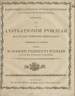 Elegantiorvm Litterarvm Stvdiosi Rervm Stvdiosi