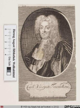 Bildnis Charles Townshend, 1687 2. Viscount T.