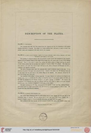 Description of the plates