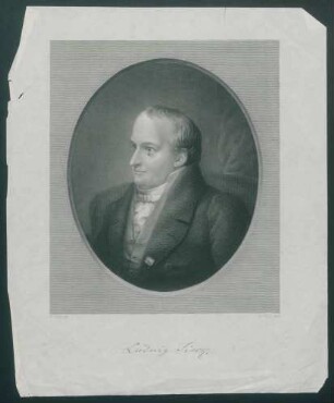 Porträt des Dichters Ludwig Tieck