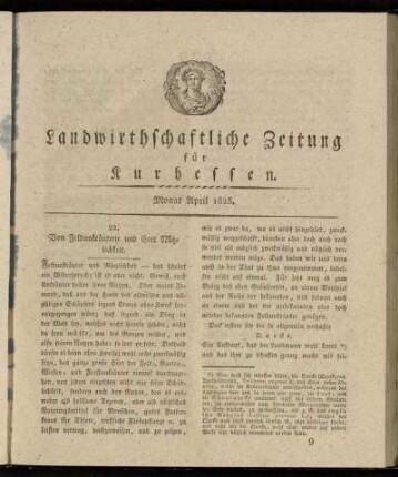 Monat April 1823