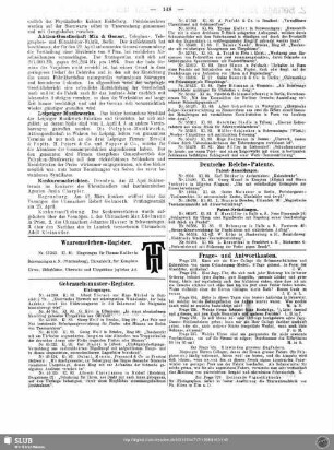 Deutsche Reichs-Patente