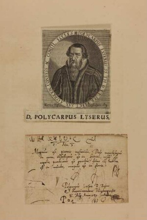Bildnis des Polycarpus Lyserus