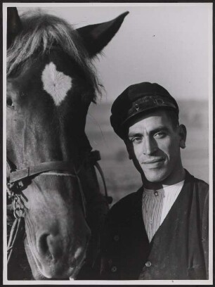 Mann mit Pferd
