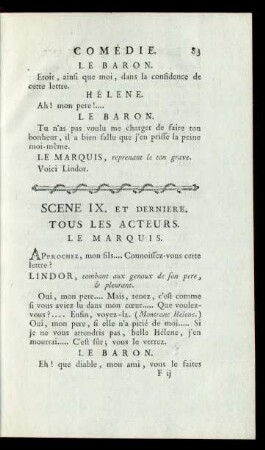 Scene IX. Et Derniere.