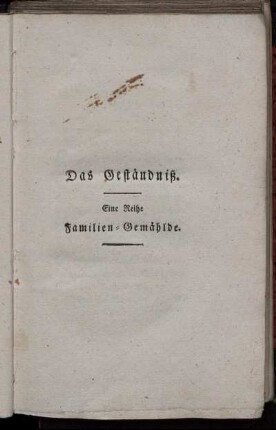 Das Geständniß.