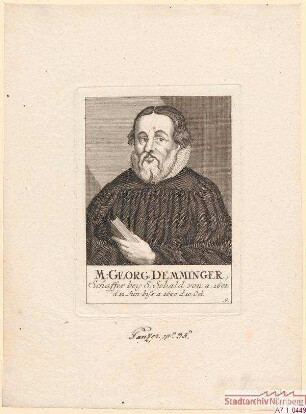 Georg Demminger, Schaffer bei St. Sebald