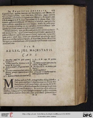 Tit. II: Ad Leg. Jul. Majestatis