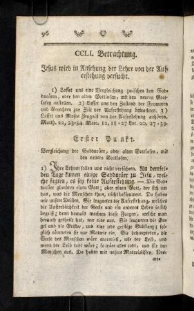 96-107, Jesus wird in Ansehung der Lehre von der Auferstehung versucht.