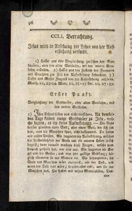 96-107, Jesus wird in Ansehung der Lehre von der Auferstehung versucht.