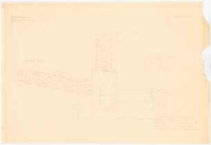 Jugenderholungsheim für Schlesien Schinkelwettbewerb 1943: Grundriss Kellergeschoss 1:200