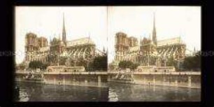 Gotische Fassade von Notre-Dam, Paris