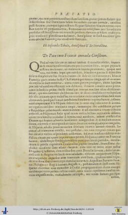 XIII.De pace cum Francis ineunda concilium.