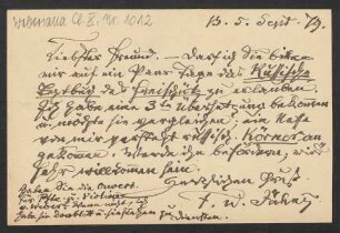 Brief an Robert Musiol : 05.09.1879