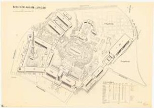 Messegelände, Berlin-Charlottenburg: Perspektivische Ansicht