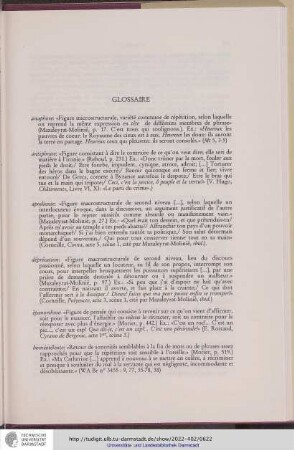 Glossaire