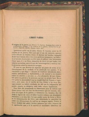 Libros varios
