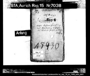 Die Bauunterhaltung des Zuchthauses in Emden