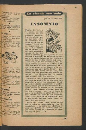 Insomnia : La ciencia con soda
