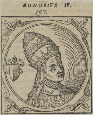Bildnis von Papst Honorius IV.