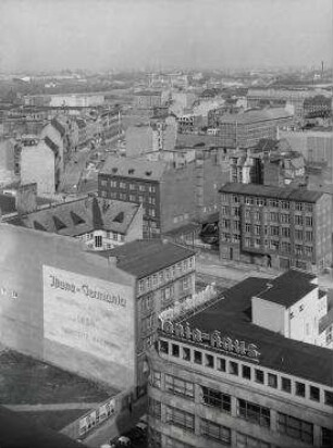 360° Panorama, Bild 6 von 21. Blick vom GSW-Hochhaus. Berlin-Kreuzberg, Charlottenstraße